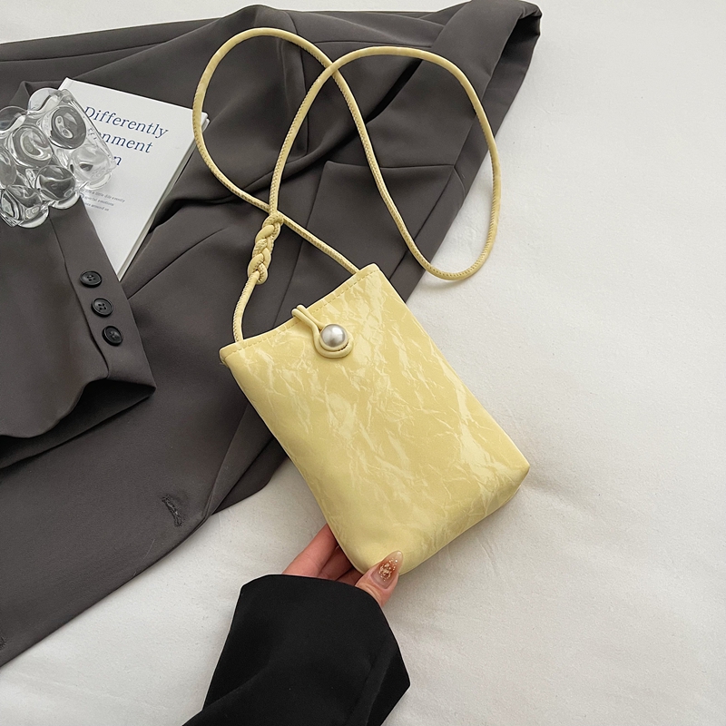 Summer Lightweight Chinese Style Crossbody Phone Bag for Women - 2025 Yellow National Wind Small Purse Summer Lightweight Chinese Style Crossbody Phone Bag for Women - 2025 Yellow National Wind Small Purse