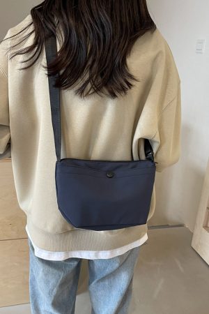 Summer Minimalist Lightweight Crossbody Bucket Bag for Women - Versatile Zipper Phone Bag for Commuting and Daily Use