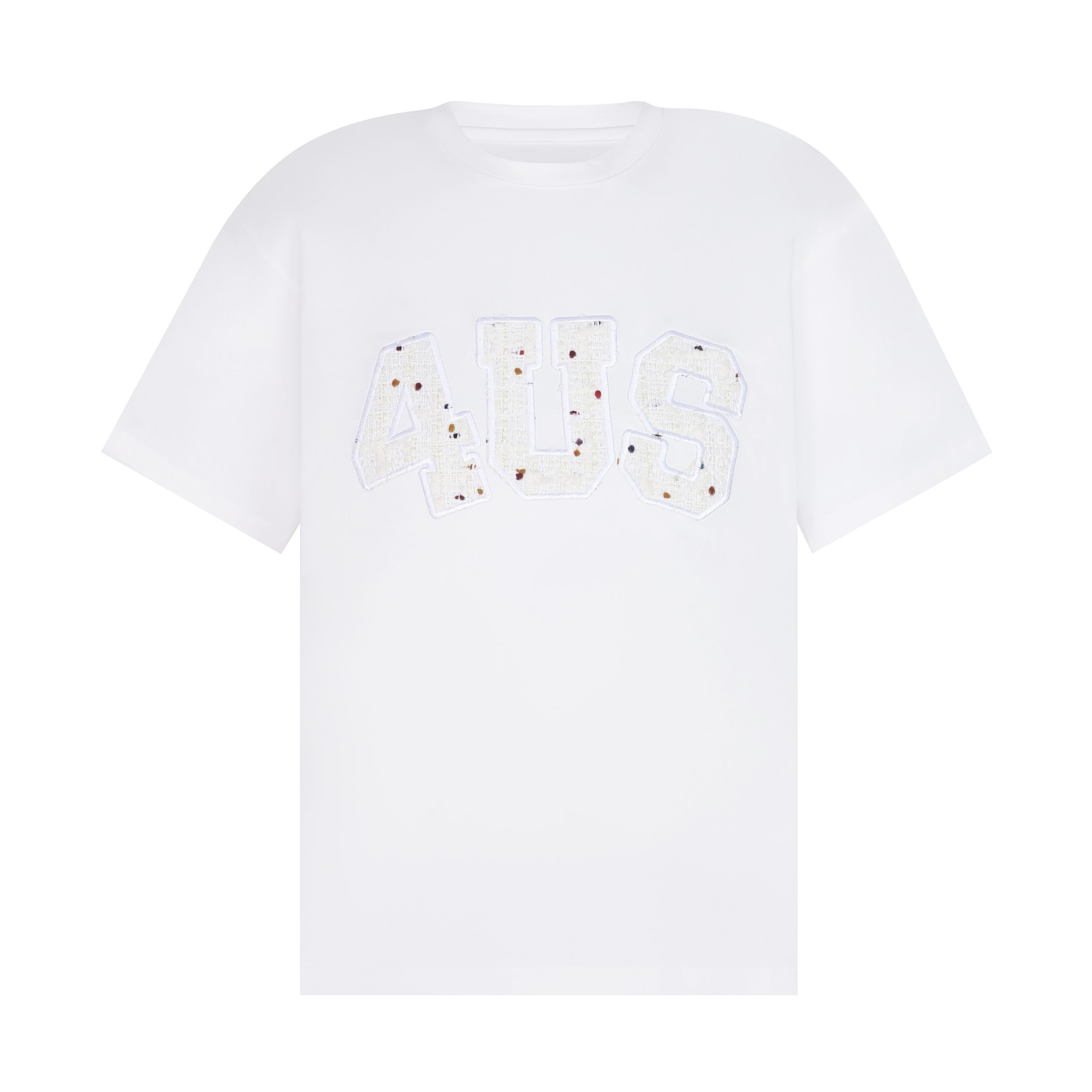 Summer Patch Embroidery Little Chanel Style Couple Loose Round Neck T-Shirt - Short Sleeve Casual Fashion for Couples Summer Patch Embroidery Little Chanel Style Couple Loose Round Neck T-Shirt - Short Sleeve Casual Fashion for Couples