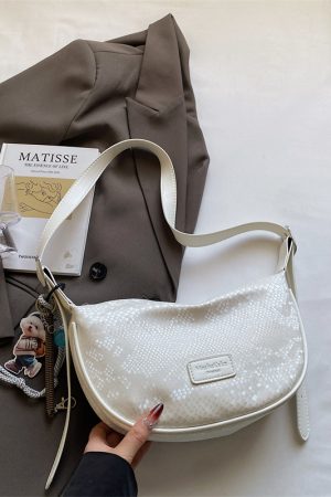 Summer Textured Silver Dumpling Bag for Women - 2025 New Style, Versatile Crossbody Phone Bag, Trendy and Functional