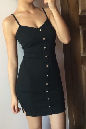 Summer Versatile Basic Sexy V-Neck Ribbed Camisole Dress - Trendy 90s Inspired Fashion for Effortless Style