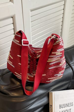 Summer Women’s Canvas Dumpling Bag - New 2025 Japanese Korean Style Single Shoulder Crossbody Tote - Versatile Commuter Bag