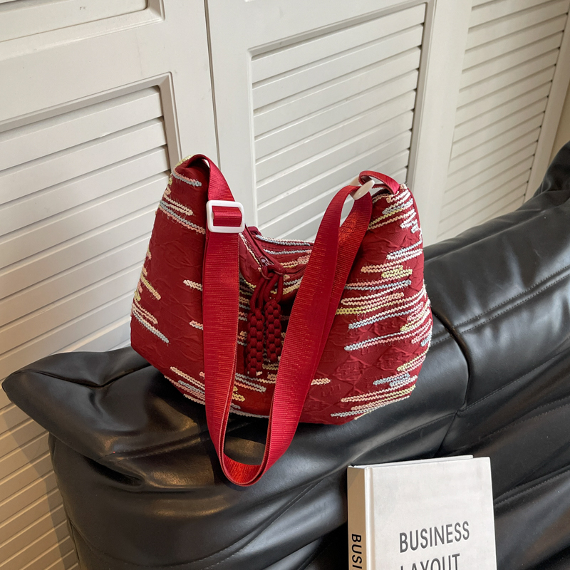 Summer Women’s Canvas Dumpling Bag - New 2025 Japanese Korean Style Single Shoulder Crossbody Tote - Versatile Commuter Bag Summer Women’s Canvas Dumpling Bag - New 2025 Japanese Korean Style Single Shoulder Crossbody Tote - Versatile Commuter Bag