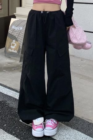 Summer Women's Loose Wide-Leg Work Pants - Mid-Waist Casual Straight Trousers in American Style, Slimming Fit