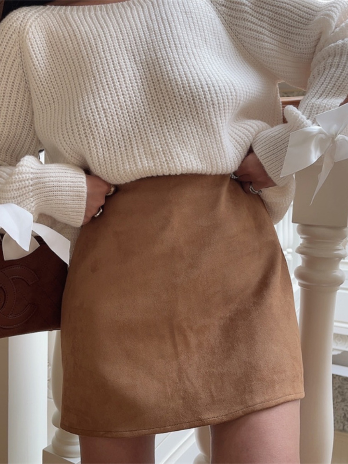 Super Versatile Handmade Retro Suede High-Waisted A-Line Half Skirt for Women - Stylish Short Skirt for Summer Fashion Super Versatile Handmade Retro Suede High-Waisted A-Line Half Skirt for Women - Stylish Short Skirt for Summer Fashion