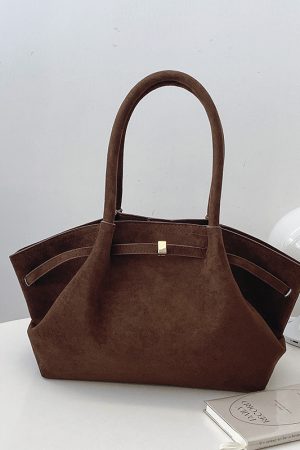 Textured Retro Matte Underarm Bag for Women - Large Capacity Tote Shoulder Bag for Spring/Summer 2025 Fashion