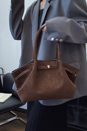 Textured Retro Matte Underarm Bag for Women - Large Capacity Tote Shoulder Bag for Spring/Summer 2025 Fashion