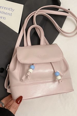 Textured Travel Backpack for Women - Versatile Commuting Handbag, Stylish Small Backpack for Outings and Shopping, 2025 Fashion