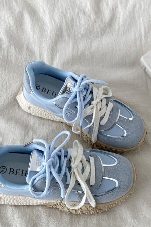 Thick-Soled Casual Sports Shoes for Women - 2025 Popcorn A Gan Little White Sneakers, Trendy Comfort Footwear