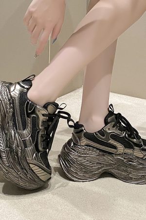 Thick-Soled Dad Shoes for Women - Summer Height-Increasing Mesh Casual Sneakers, Breathable Sports Shoes for Petite Figures, 2024