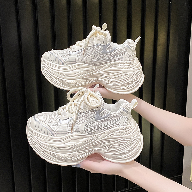Thick-Soled Dad Shoes for Women - Summer Height-Increasing Mesh Casual Sneakers, Breathable Sports Shoes for Petite Figures, 2024 Thick-Soled Dad Shoes for Women - Summer Height-Increasing Mesh Casual Sneakers, Breathable Sports Shoes for Petite Figures, 2024