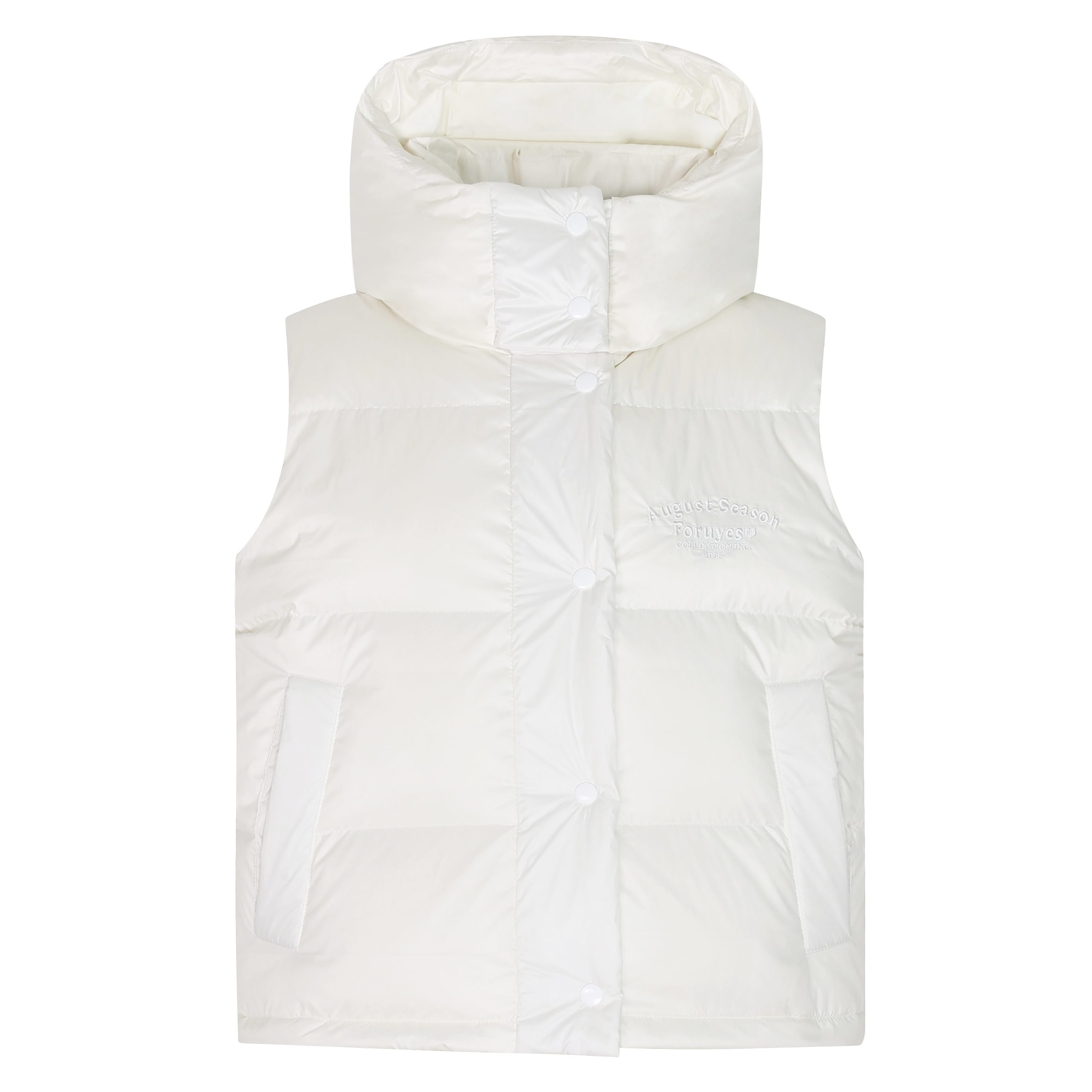 Thickened Warm Slim Fit Hooded Vest Jacket - Trendy Winter Outerwear with Slogan Design for Effortless Style Thickened Warm Slim Fit Hooded Vest Jacket - Trendy Winter Outerwear with Slogan Design for Effortless Style