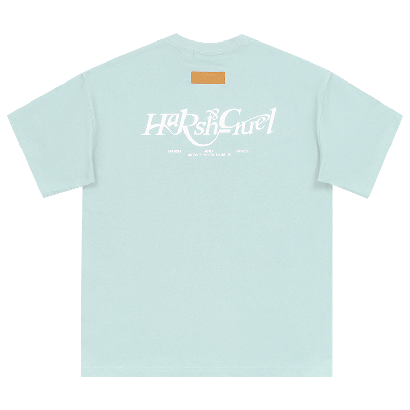 Three-Dimensional Plush Logo Text Cotton Knitted Short Sleeve T-Shirt - American Style Casual Fashion Three-Dimensional Plush Logo Text Cotton Knitted Short Sleeve T-Shirt - American Style Casual Fashion