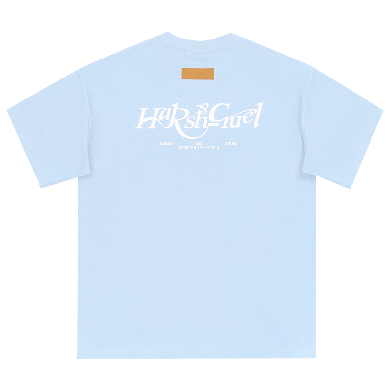 Three-Dimensional Plush Logo Text Cotton Knitted Short Sleeve T-Shirt - American Style Casual Fashion Three-Dimensional Plush Logo Text Cotton Knitted Short Sleeve T-Shirt - American Style Casual Fashion