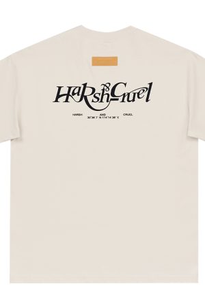 Three-Dimensional Plush Logo Text Cotton Knitted Short Sleeve T-Shirt - American Style Casual Fashion