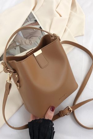 Trendy 2025 High-End Shoulder Bag - Versatile Summer Crossbody Bucket Bag for Work and Everyday Use
