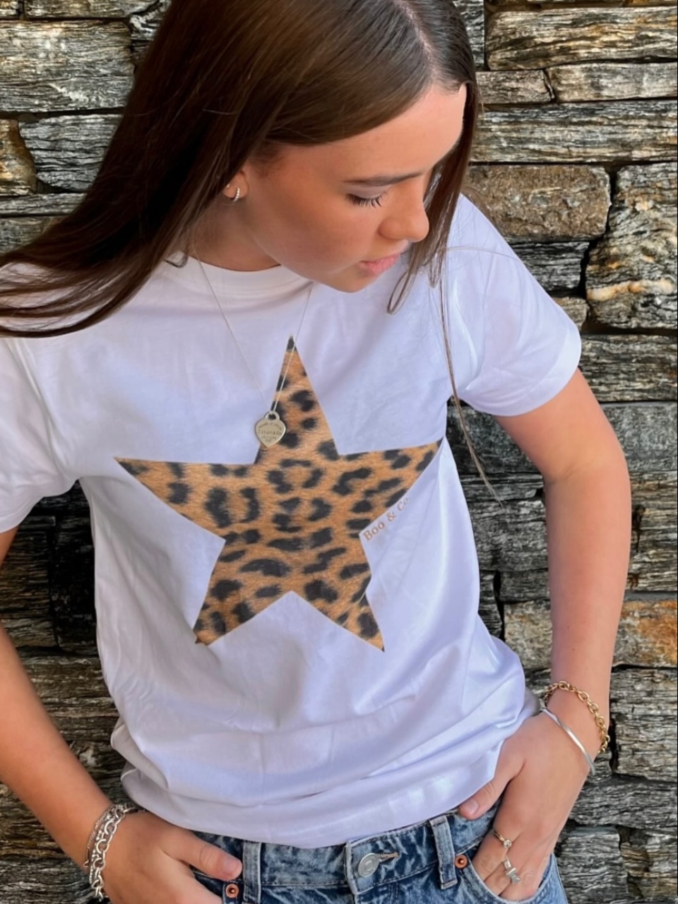 Trendy American Retro Leopard Print Star Letter Oversized Short Sleeve T-Shirt for Women - Y2K Hot Girl Style Top Trendy American Retro Leopard Print Star Letter Oversized Short Sleeve T-Shirt for Women - Y2K Hot Girl Style Top