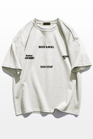 Trendy American Retro Letter Short-Sleeve T-Shirt for Men and Women, Pure Cotton, Plus Size, Loose Fit, Chic Hong Kong Style