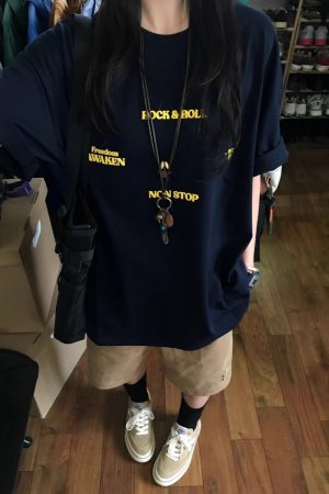 Trendy American Retro Letter Short-Sleeve T-Shirt for Men and Women, Pure Cotton, Plus Size, Loose Fit, Chic Hong Kong Style