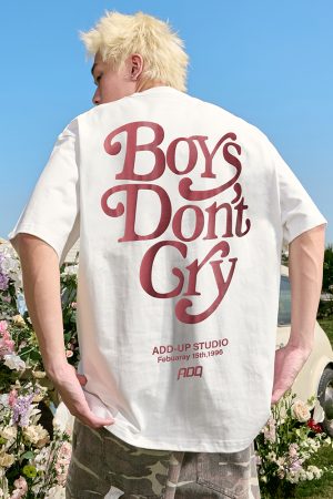 Trendy American Style Letter Print Short Sleeve T-Shirt - Retro Hip-Hop Loose Fit for Men and Women - Summer 2025 Fashion