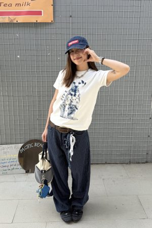 Trendy American Style Printed Dog T-Shirt for Women, Short Sleeve Round Neck, Stretchy and Slightly Loose Summer Top