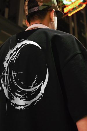 Trendy American-Style Printed Short Sleeve T-Shirt for Men and Women - Loose Fit Heavyweight Tee - Casual 90s Y2K Style