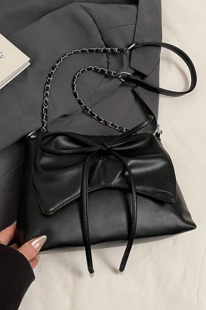 Trendy Ballet-Style Women's Shoulder Bag 2025 - Versatile Crossbody with Silver Chain - Fashionable High-End Feel