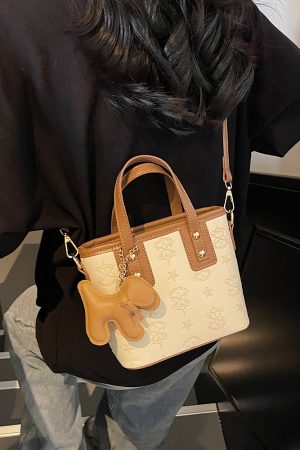 Trendy Korean Style Crossbody Bucket Bag - Cute Handheld Shoulder Bag for Spring 2025 Fashion