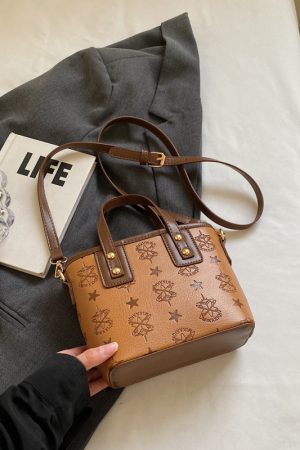 Trendy Korean Style Crossbody Bucket Bag - Cute Handheld Shoulder Bag for Spring 2025 Fashion