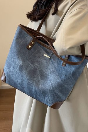 Trendy Large-Capacity Tote Bag for Women, Stylish Commuter Shoulder Bag, Chic 2025 Fashion Essential