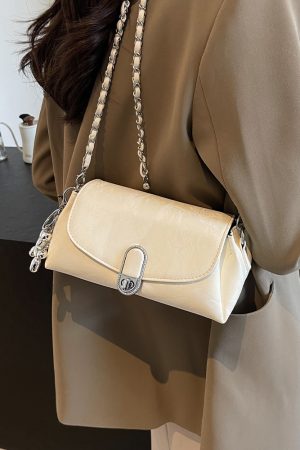 Trendy Minimalist Women's Crossbody Bag - 2025 Korean Style Small Square Handbag, Versatile Niche Design for Fashion Lovers