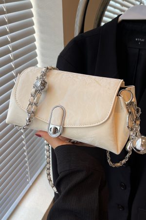 Trendy Minimalist Women's Crossbody Bag - 2025 Korean Style Small Square Handbag, Versatile Niche Design for Fashion Lovers