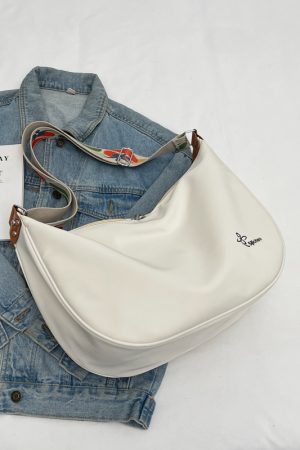 Trendy Nylon Oxford Shoulder Dumpling Bag for Women - Large Capacity Crossbody Bag for Students and Commuting, 2025 Style