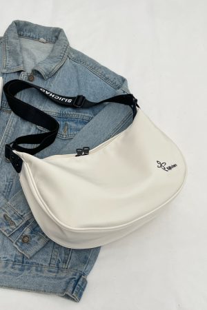 Trendy Nylon Oxford Shoulder Dumpling Bag for Women - Large Capacity Crossbody Bag for Students and Commuting, 2025 Style