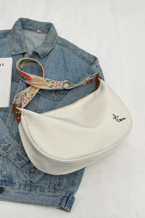 Trendy Nylon Oxford Shoulder Dumpling Bag for Women - Large Capacity Crossbody Bag for Students and Commuting, 2025 Style