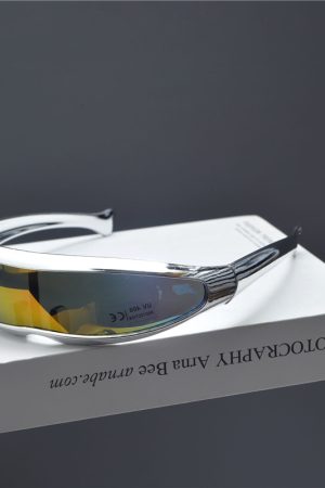 Trendy Punk Retro Laser Sunglasses for Women - Millennial Street Style Cycling and Photography Eyewear