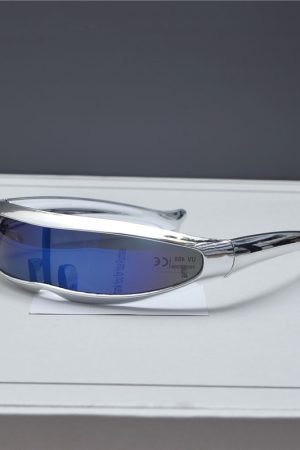 Trendy Punk Retro Laser Sunglasses for Women - Millennial Street Style Cycling and Photography Eyewear