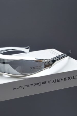 Trendy Punk Retro Laser Sunglasses for Women - Millennial Street Style Cycling and Photography Eyewear