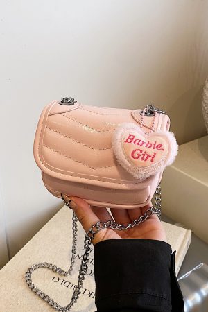 Trendy Red Mini Handbag for Women 2025 - Small Square Crossbody Bag with High-Quality Chain Shoulder Strap