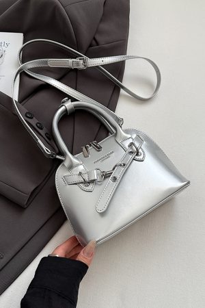 Trendy Red Women's Shoulder Bag - High-End 2025 Commuter Crossbody Shell Bag for Fashion Lovers