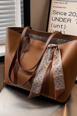 Trendy Retro Women's Tote Bag - Versatile Commuting Shoulder Bag for College Students - Spring Summer 2025 Fashion