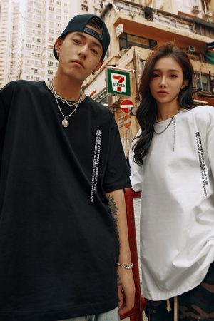 Trendy Short Sleeve T-Shirt for Men and Women, Plus Size Batwing Sleeves, Summer Fashion, European and American Style