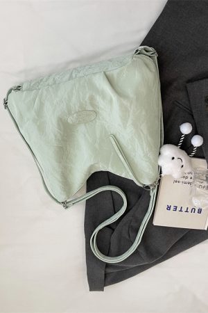 Trendy Silver Travel Backpack for Women - 2025 Multifunctional Large Capacity Shoulder & Crossbody Bucket Bag