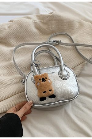 Trendy Silver Women's Handbag 2025 - High-End Small Shoulder Bag & Crossbody for Summer Commuting - Fashionable & Popular Design