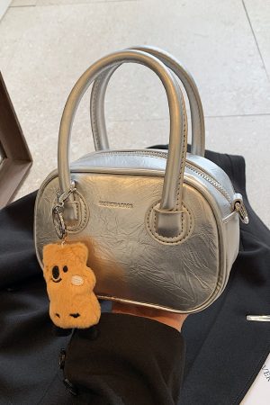 Trendy Silver Women's Handbag 2025 - High-End Small Shoulder Bag & Crossbody for Summer Commuting - Fashionable & Popular Design