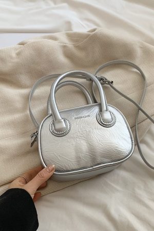 Trendy Silver Women's Handbag 2025 - High-End Small Shoulder Bag & Crossbody for Summer Commuting - Fashionable & Popular Design