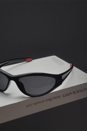 Trendy Summer Millennial Style Street Photography Sunglasses for Small Faces - Colorful Slimming Cycling Shades for Men and Women