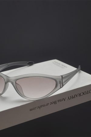 Trendy Summer Millennial Style Street Photography Sunglasses for Small Faces - Colorful Slimming Cycling Shades for Men and Women