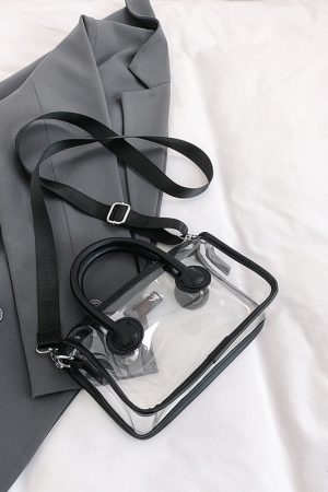 Trendy Summer Silver Transparent Jelly Tote Bag for Women, Small Crossbody Phone Bag, 2025 Fashion Must-Have