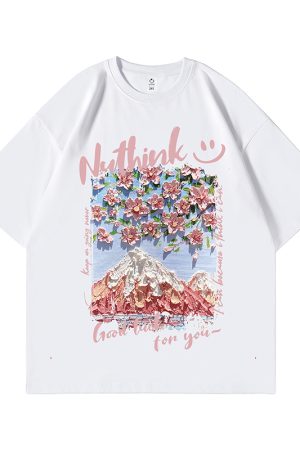 Trendy Unisex Japanese-Style Loose Short-Sleeve T-Shirts for Couples - Summer Fashion, Plus Size, Casual Streetwear